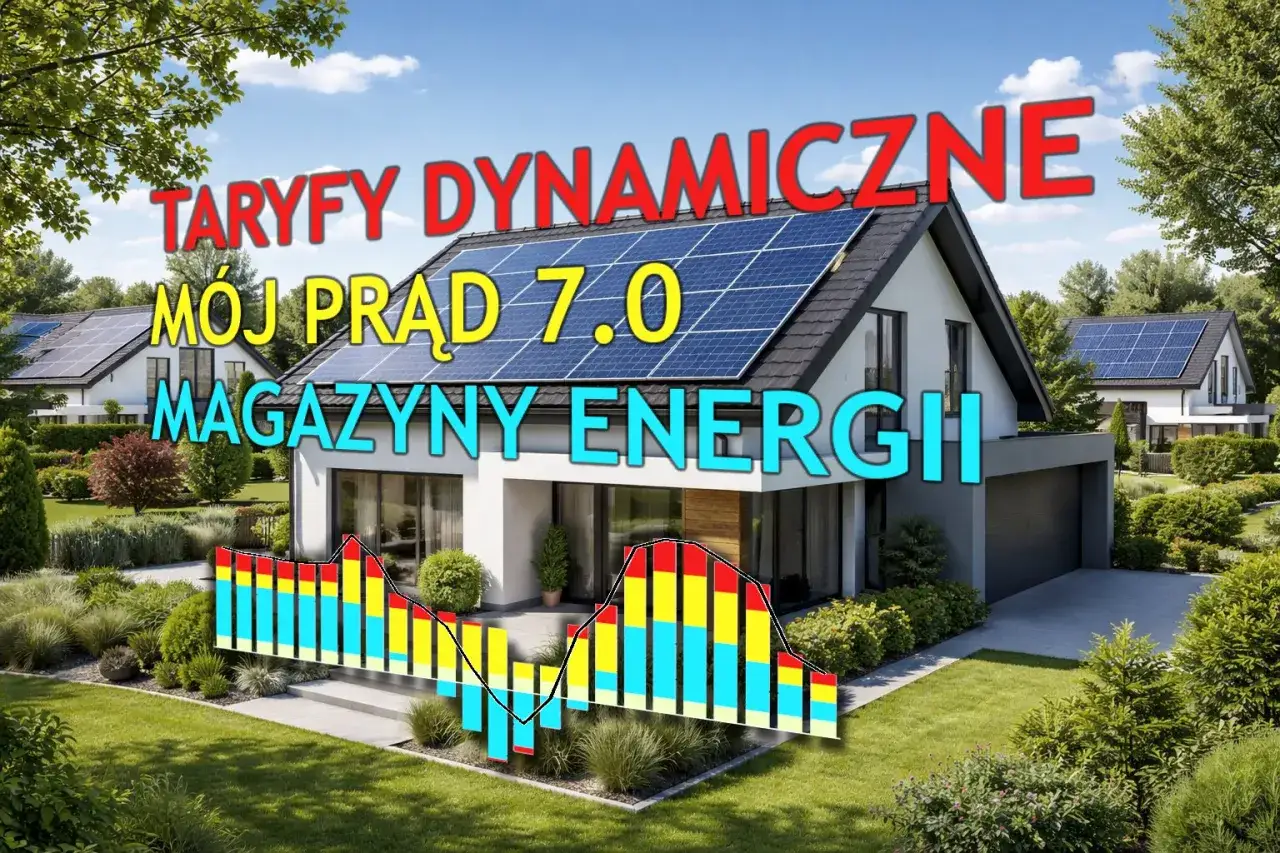 Taryfy dynamiczne, Mój Prąd 7.0 i magazyny energii na domach z panelami słonecznymi. Wykres pokazuje zmienność cen.