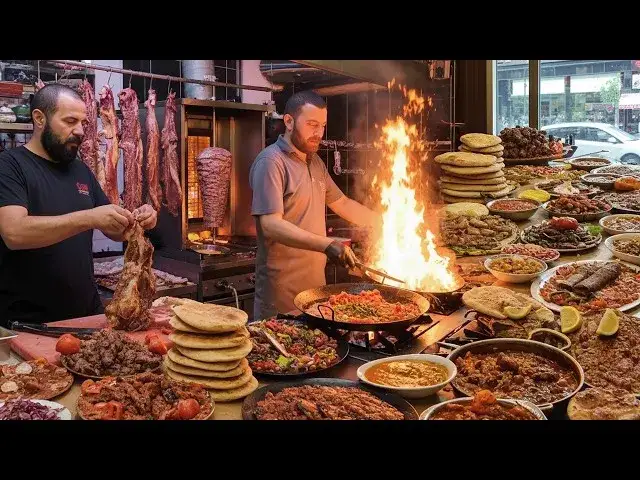 turecki street food lokalni ludzie jedzą