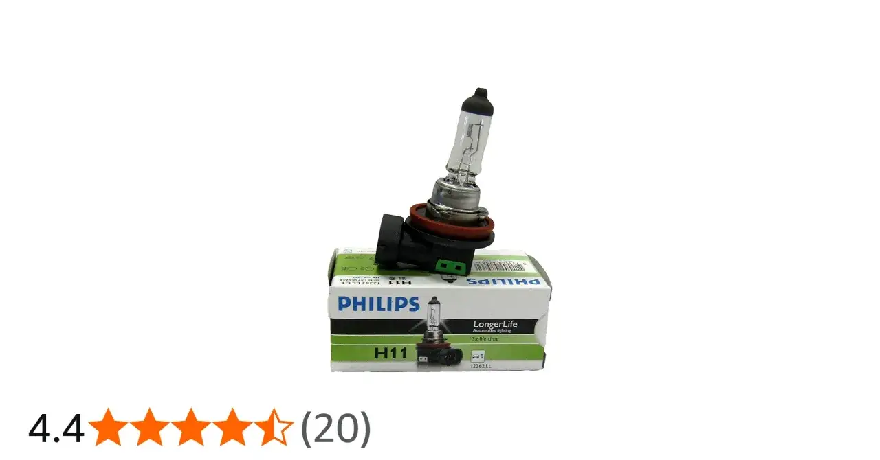 Philips H11 12362LL original vs fake comparison