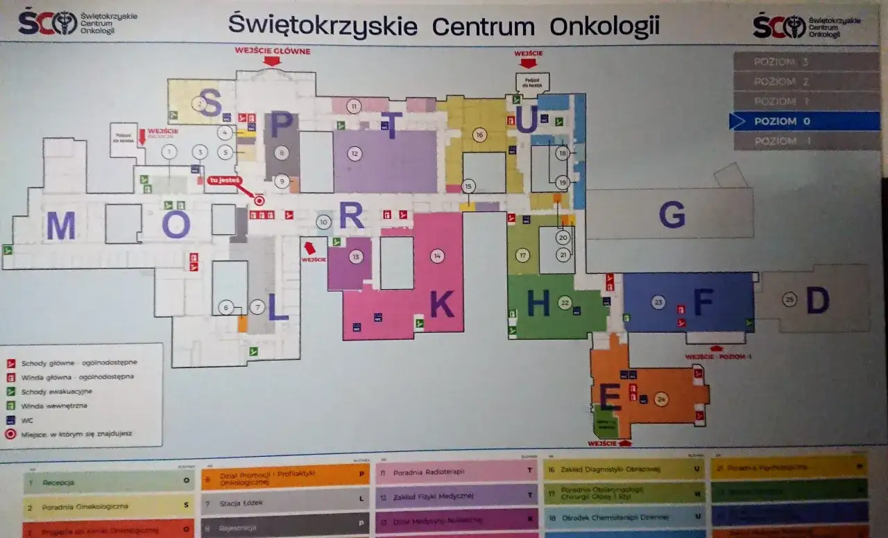 mapa Kielce rehabilitacja