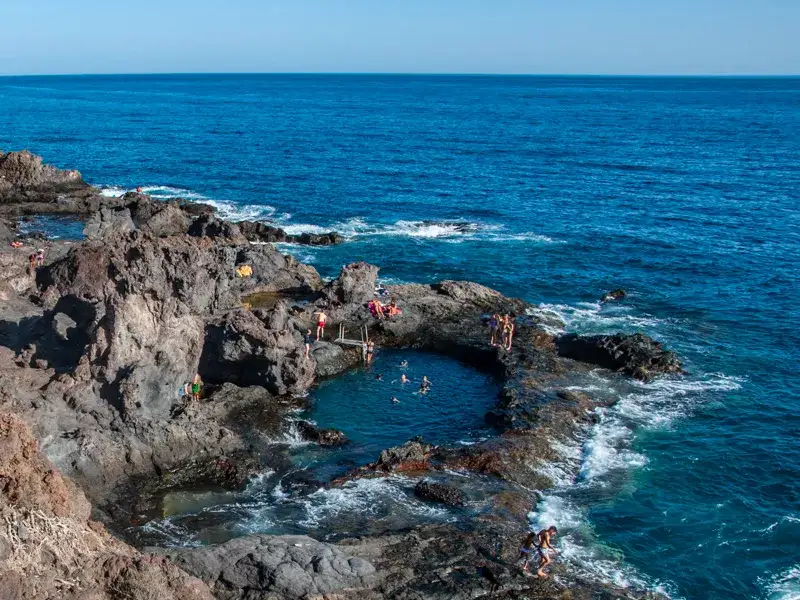 Naturalne baseny Teneryfa charcos