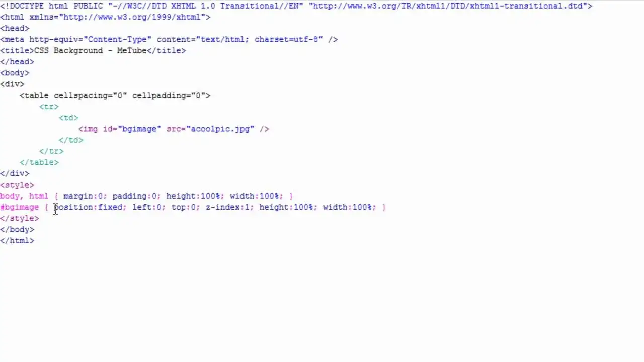 HTML CSS resize image code example