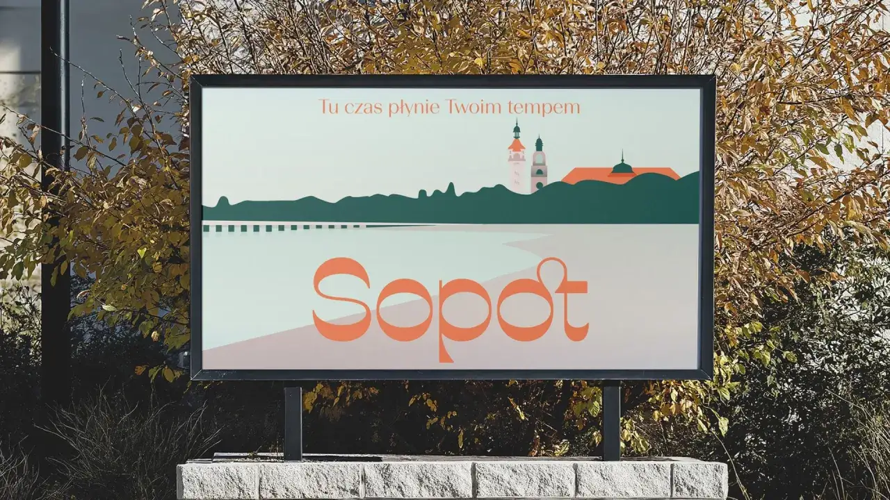 Plakat z napisem 