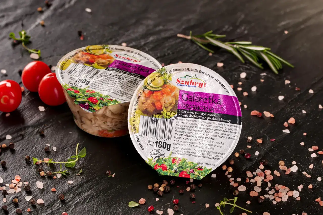 Galaretka drobiowa kalorie infografika