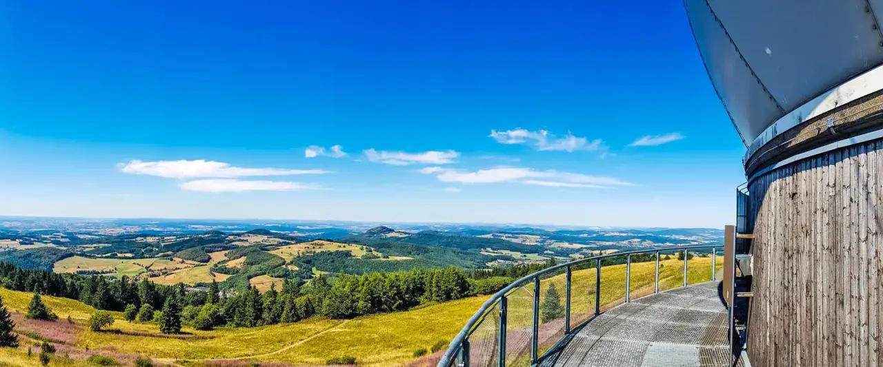 Wasserkuppe Rh&ouml;n Panorama Radom