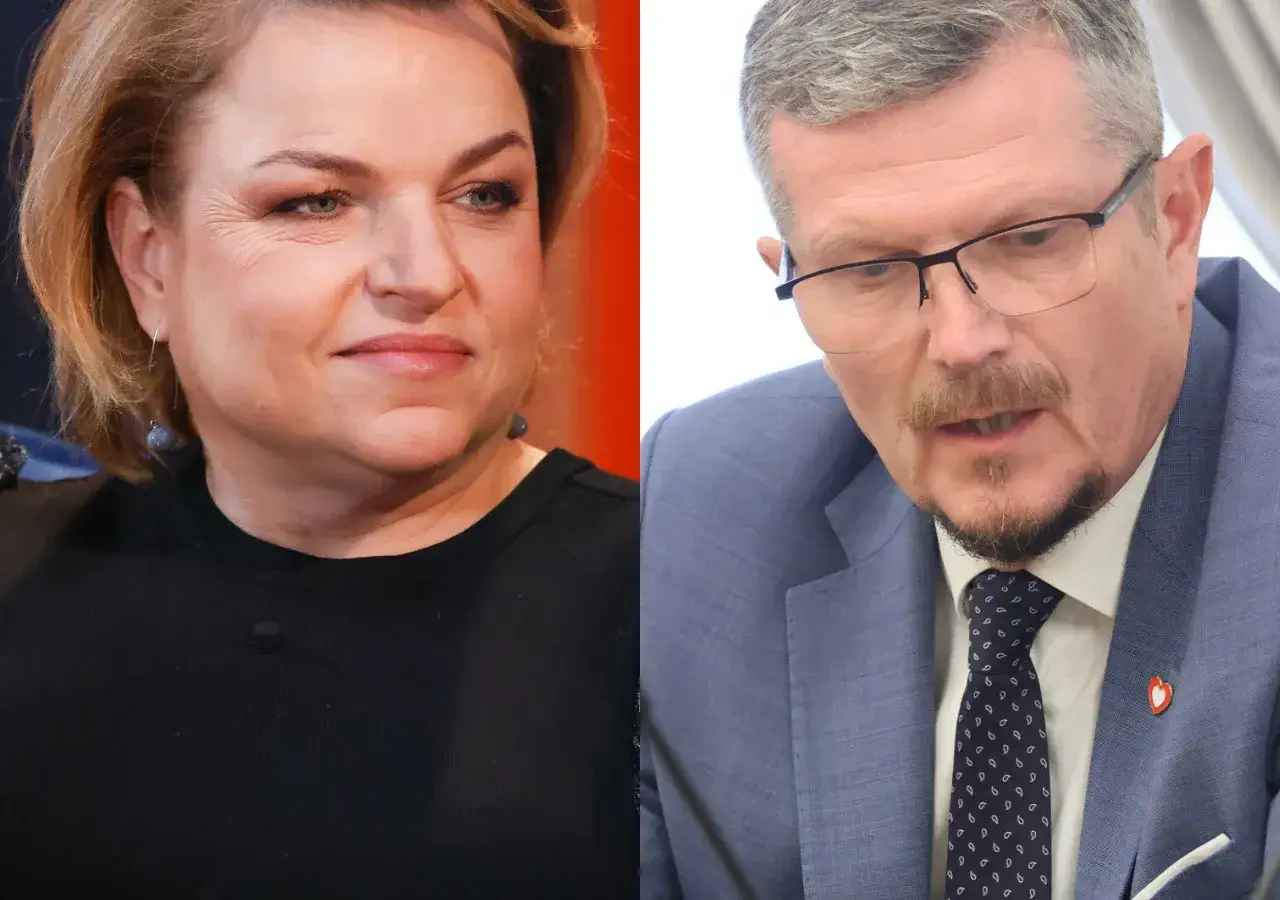 Kobieta i mężczyzna w garniturze. Czy to początek bosacki romans z posłanka?