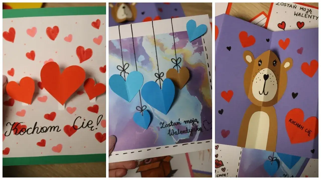 kartki walentynkowe DIY zaawansowane techniki