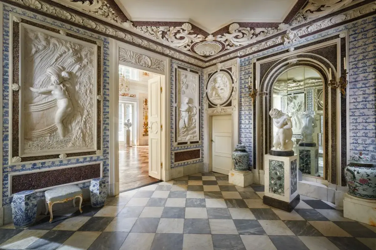 Pałac na Wyspie Łazienki Kr&oacute;lewskie wnętrze