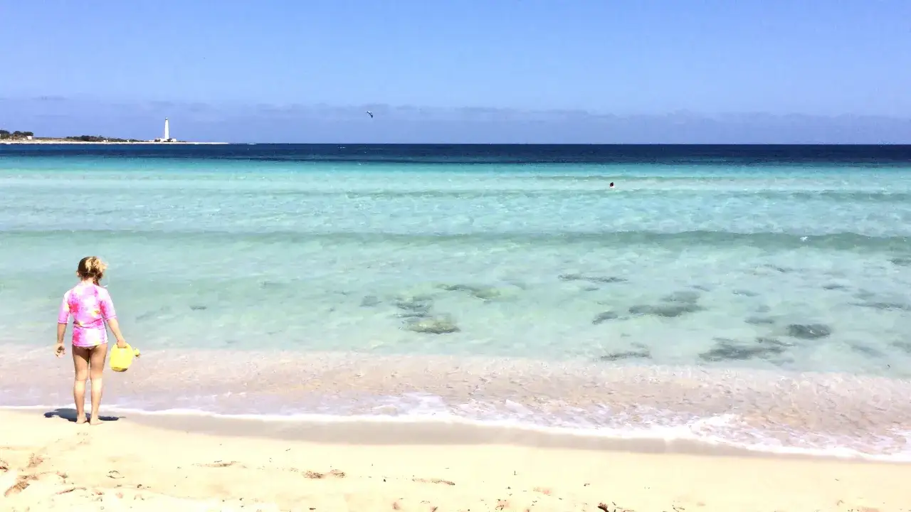 Plaża w Europie Południowej maj