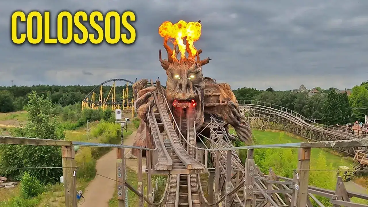 Heide Park Colossos rollercoaster