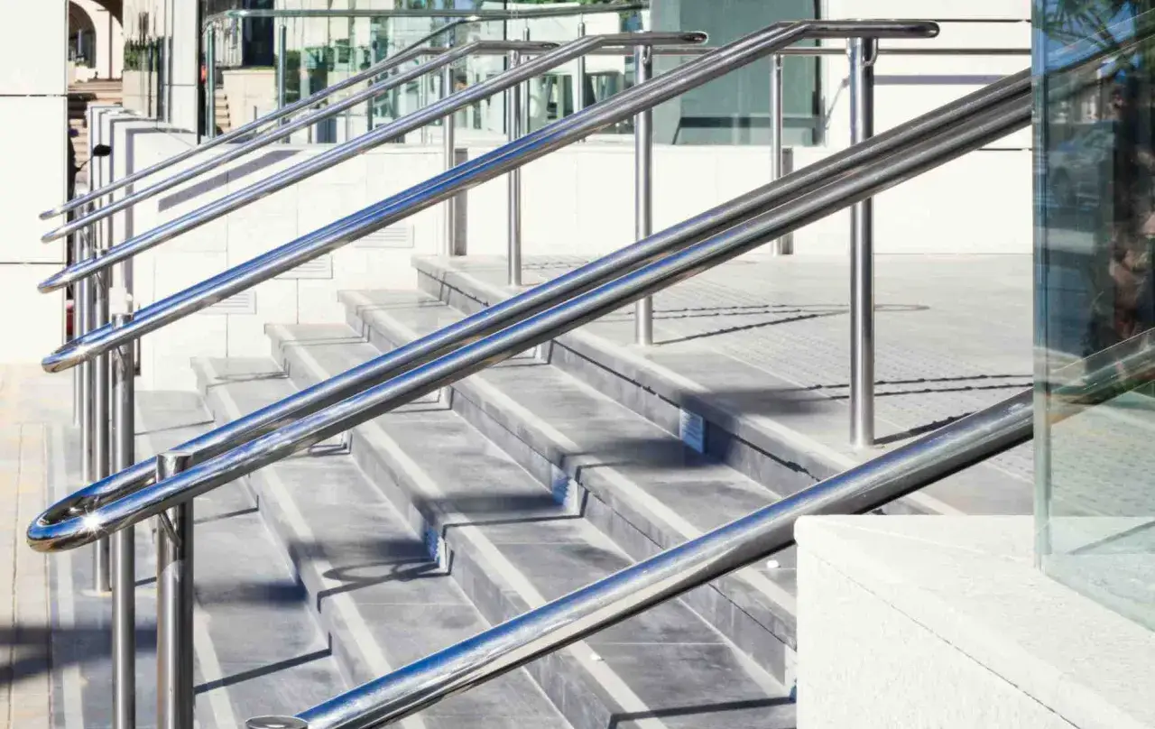 projekt schod&oacute;w metalowych schemat