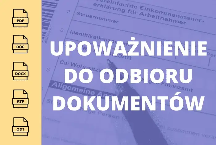 dokumenty do odbioru paszportu, pełnomocnictwo