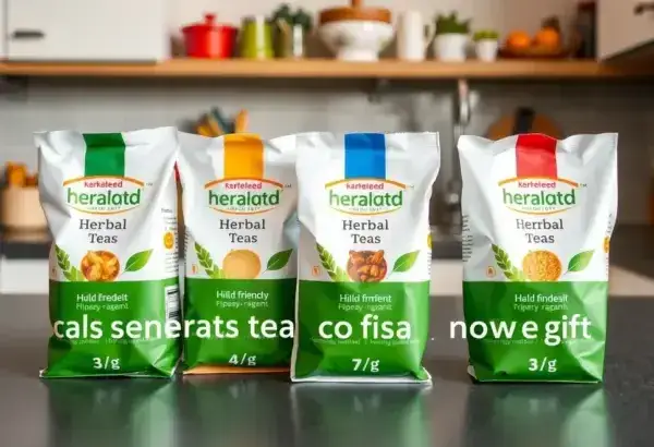 r&oacute;żne rodzaje herbatek ziołowych dla dzieci