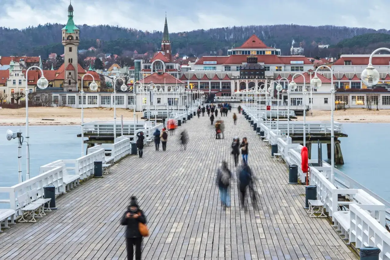 molo sopot poza sezonem