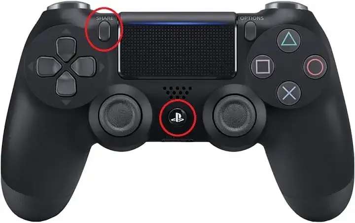 Pad PS4 podłączony do PC