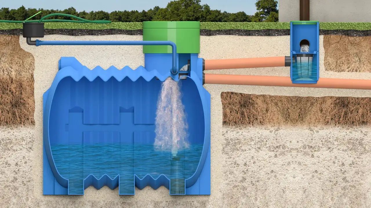 konserwacja zbiornika na deszcz&oacute;wkę