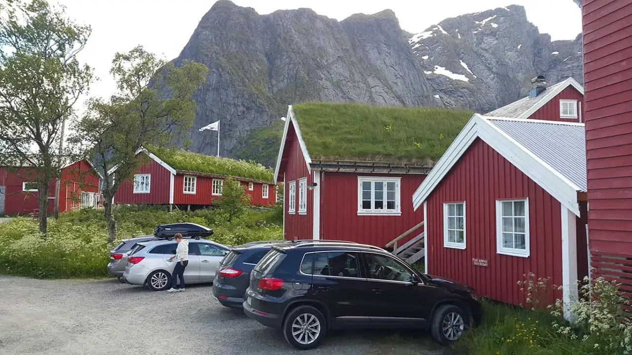 Lofoty Reine domki rorbuer