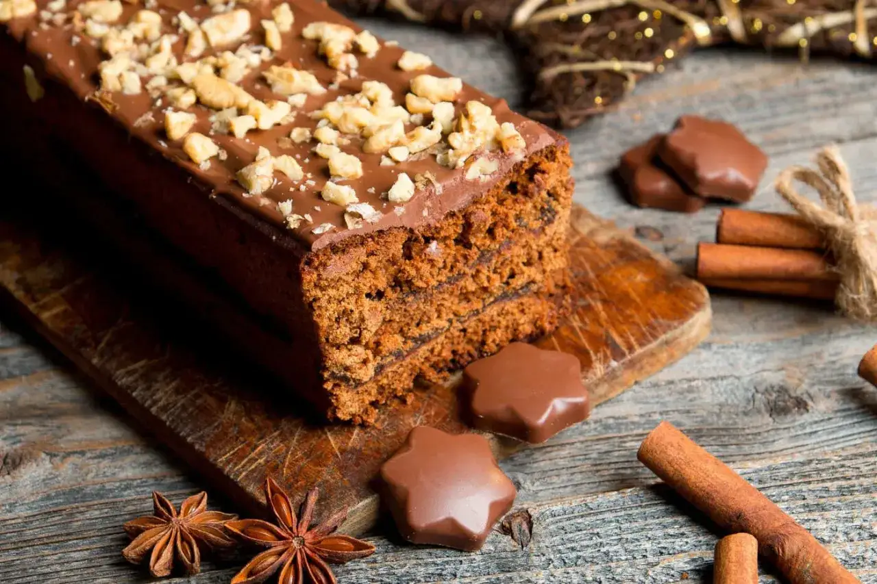 Tradycyjne polskie ciasta bożonarodzeniowe stół