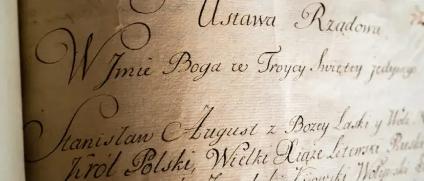 Konstytucja 3 Maja tekst oryginał rękopis