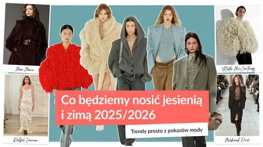modne materiały i wzory jesień zima 2025 2026