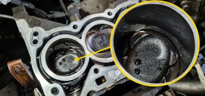 szlam nagar silnik uszkodzony