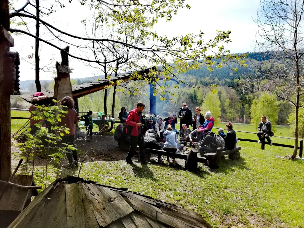 Bacówka Biały Jeleń mini zoo plac zabaw