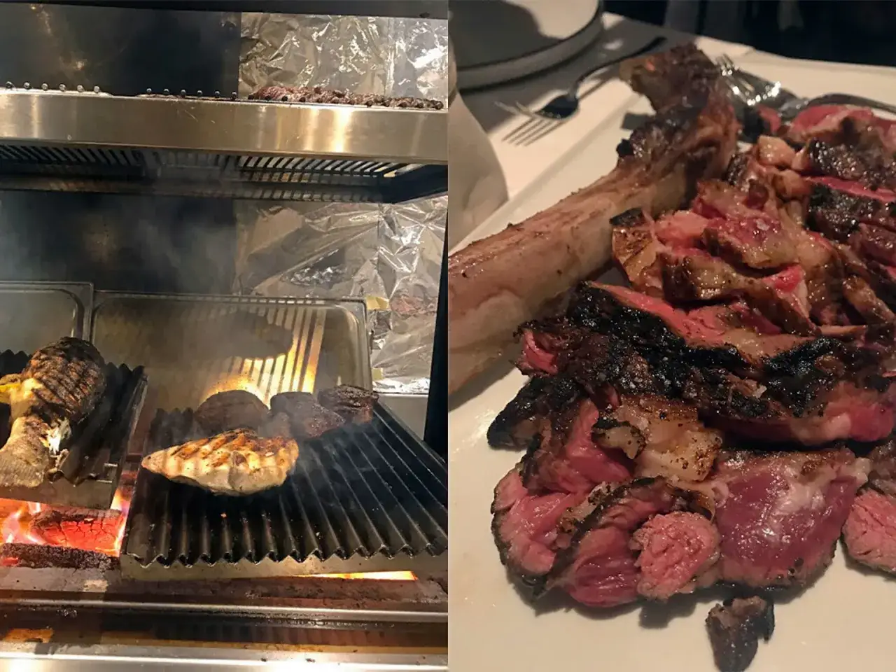 Piatti di carne alla griglia steakhouse Cordovena