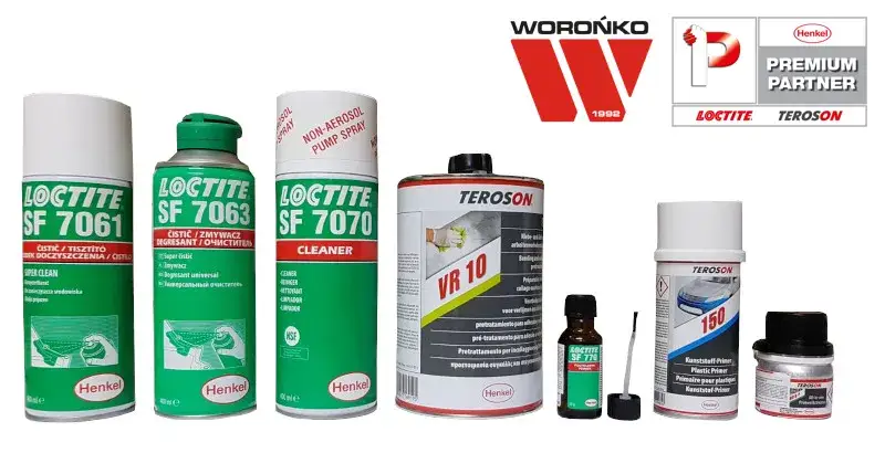 przygotowanie powierzchni polietylenu do klejenia