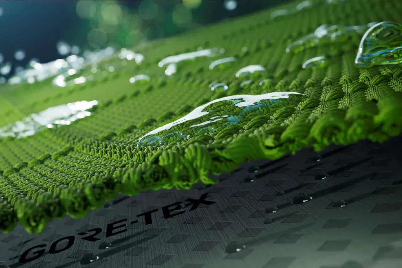 przekrój membrany narciarskiej Gore-Tex