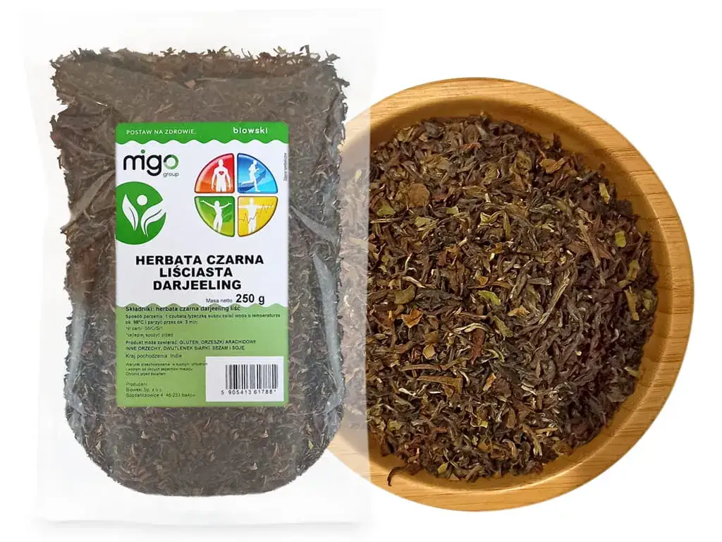 Indyjskie przyprawy na targu, herbata Darjeeling