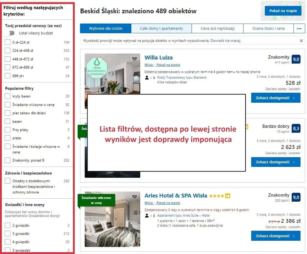 rezerwacja noclegu bezpośrednio strona internetowa
