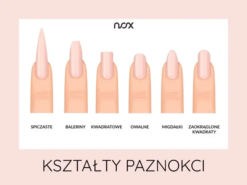 kształty paznokci do różnych dłoni poradnik