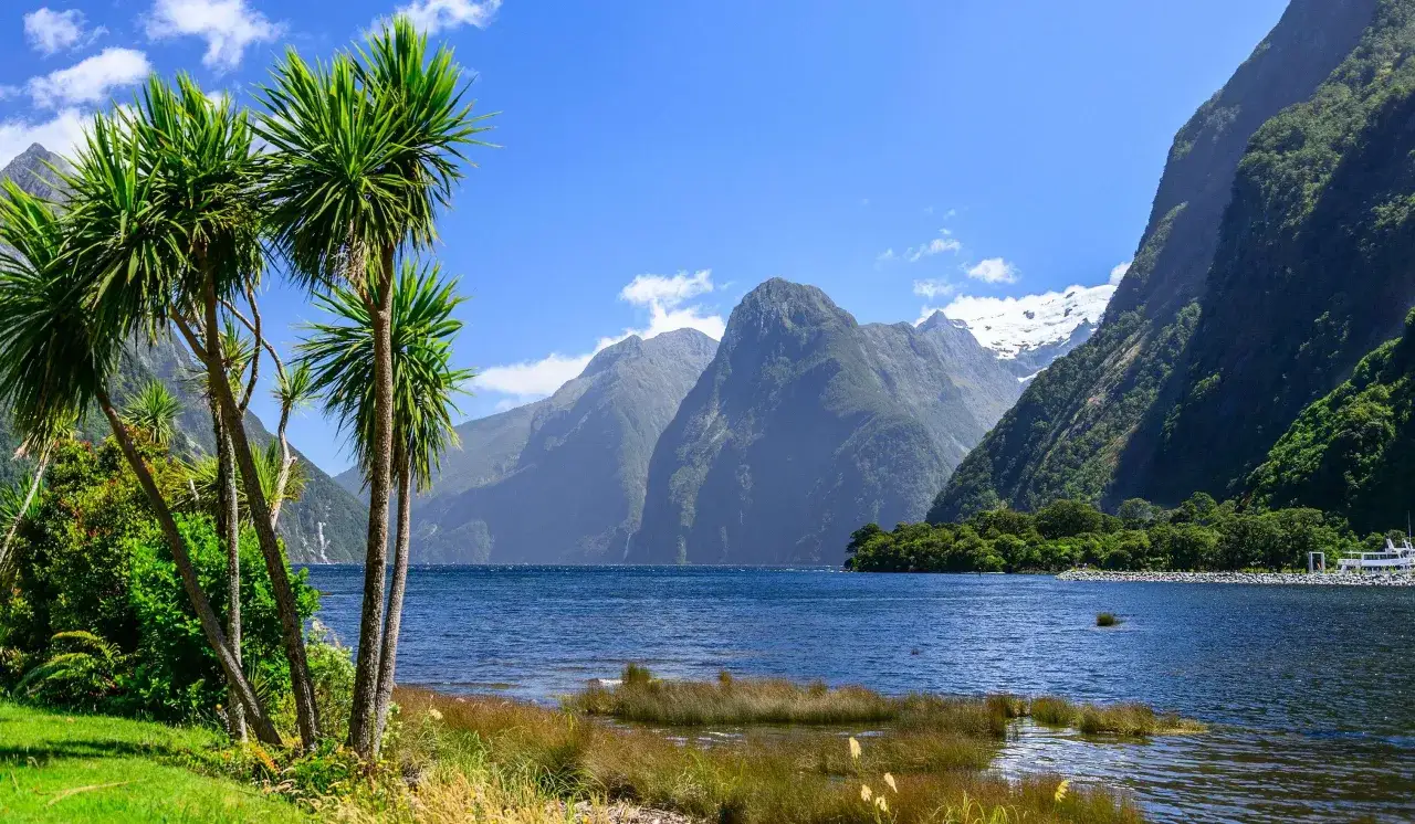 Nowa Zelandia Wyspa Południowa fiordy góry