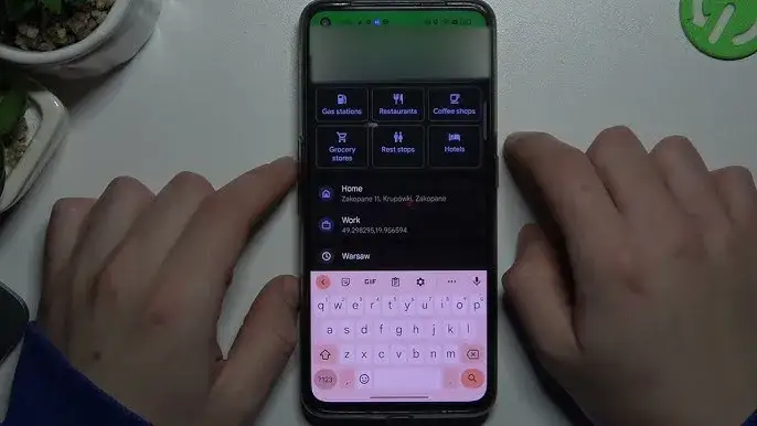Sprawdzanie adresu noclegu Google Maps
