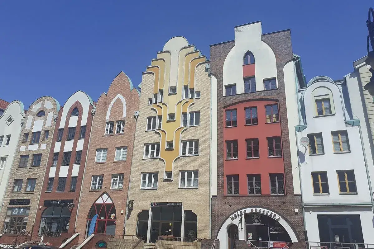 Elbląg Stare Miasto kamienice
