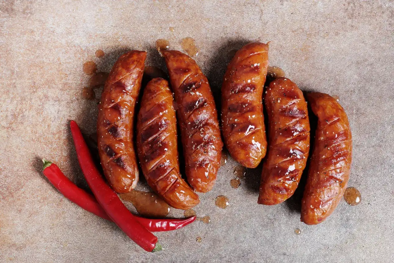 kiełbasa śląska z grilla