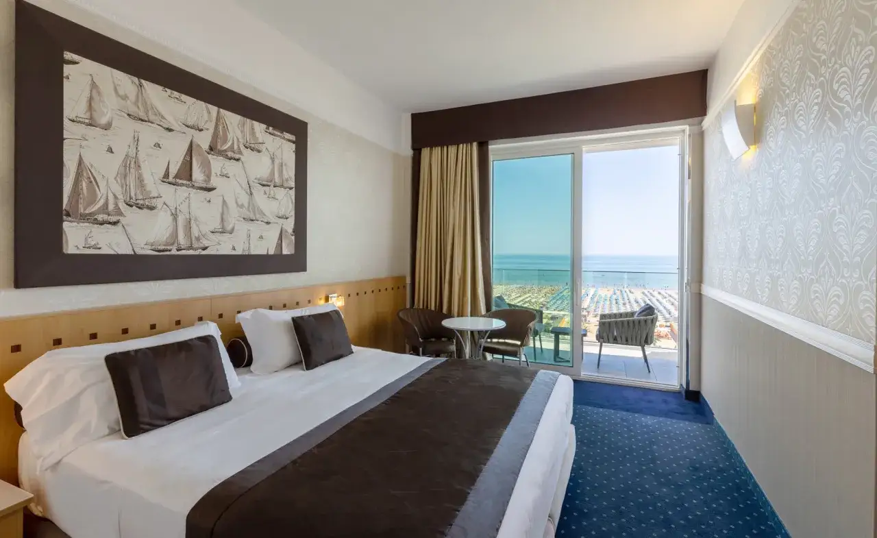 Hotel Sporting Rimini camera vista mare