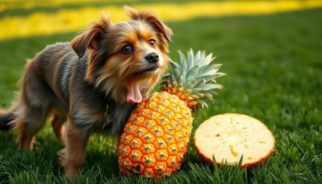 Zdjęcie Czy pies może jeść ananasa z puszki? Zobacz, dlaczego to niebezpieczne