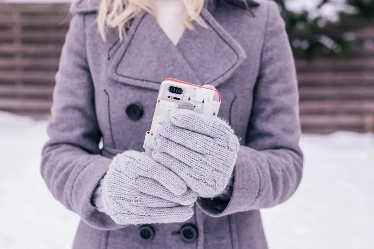 rękawiczki z palcami z ekranem dotykowym DIY