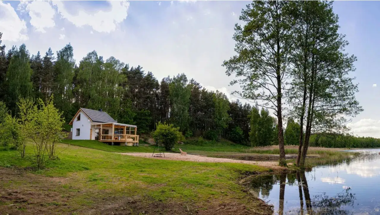 domek nad jeziorem wielkopolska wędkowanie