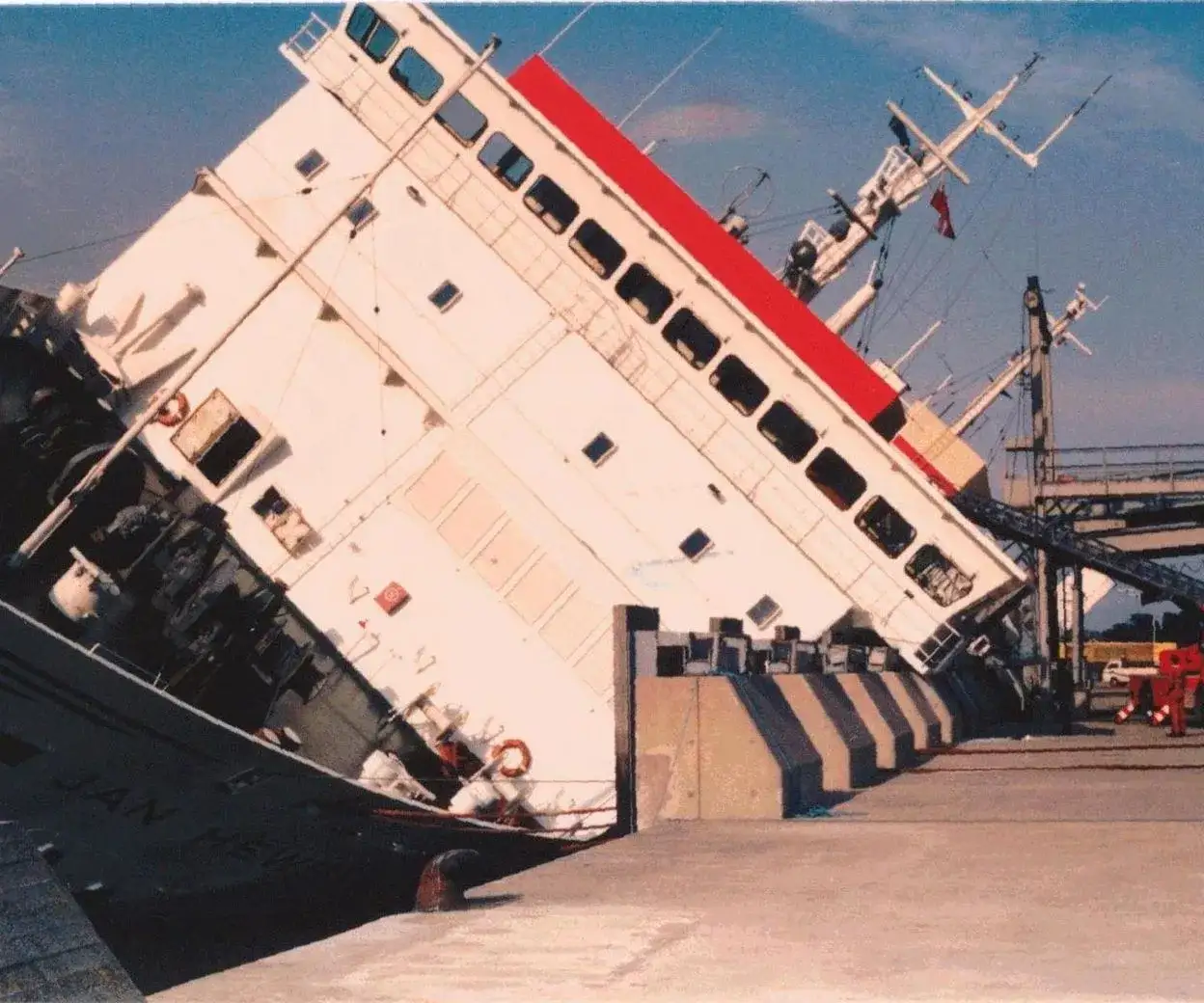 prom Jan Heweliusz przed katastrofą