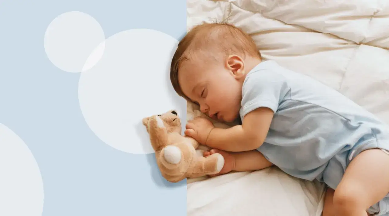 dziecko śpi spokojnie rozw&oacute;j
