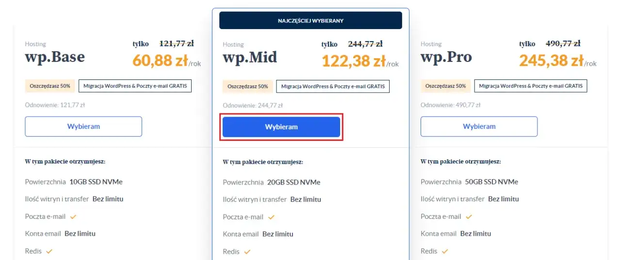 Wybór hostingu i domeny dla WordPressa