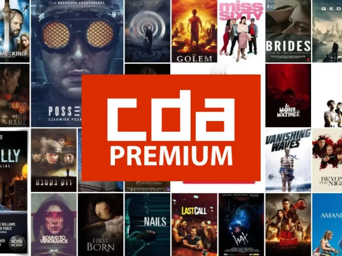 Plakaty filmowe i logo CDA Premium. Czy CDA jest legalne? To pytanie nurtuje wielu fanów filmów.