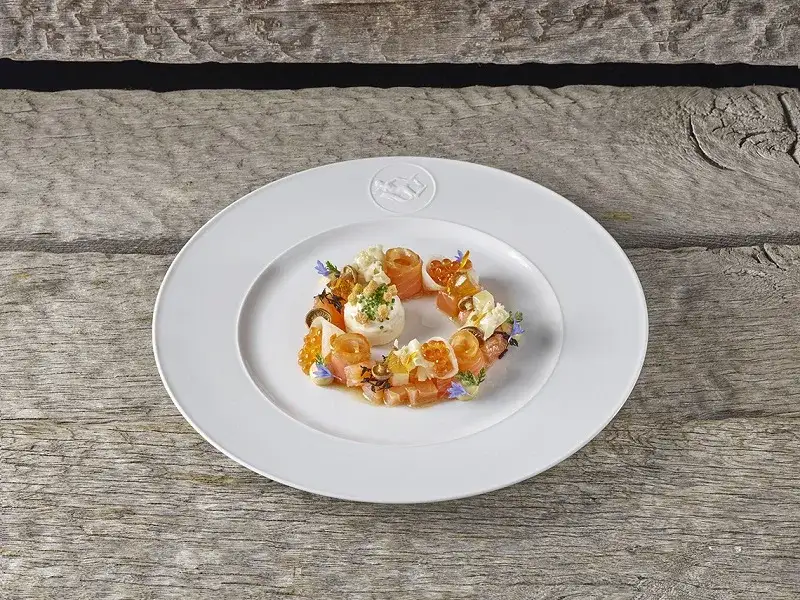 Michelin Stern K&uuml;che Traube Tonbach oder Schwarzwaldstube Gericht