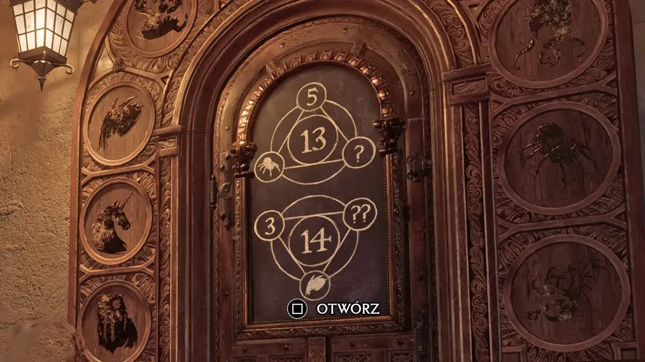 Hogwarts Legacy symbole zwierząt wartości