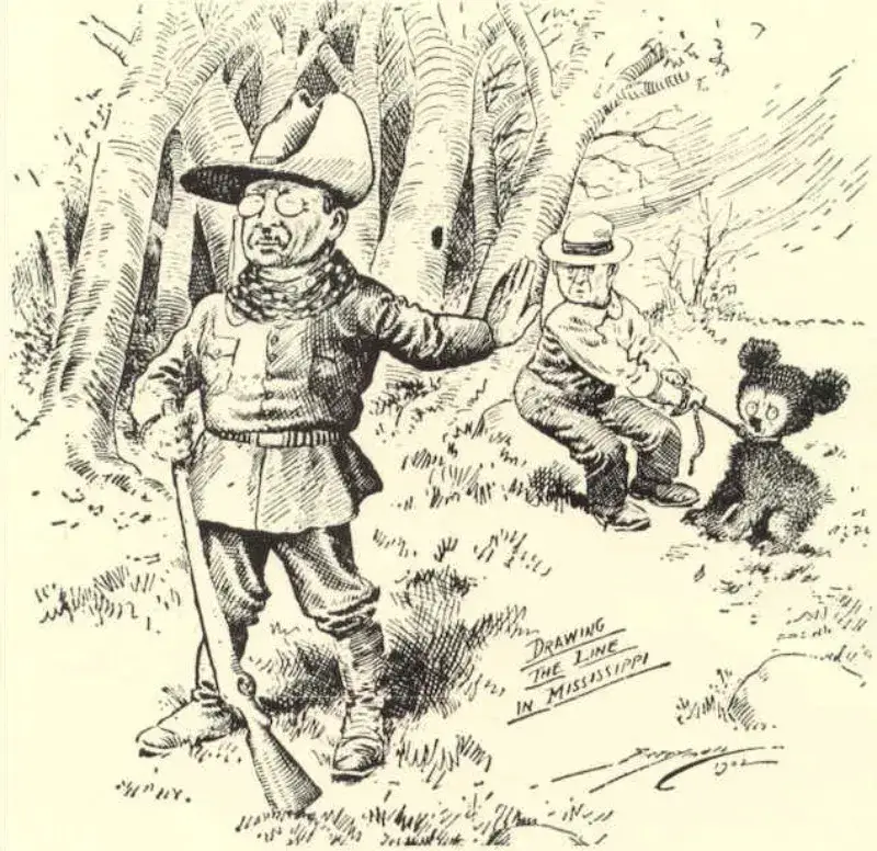 prezydent Theodore Roosevelt z misiem