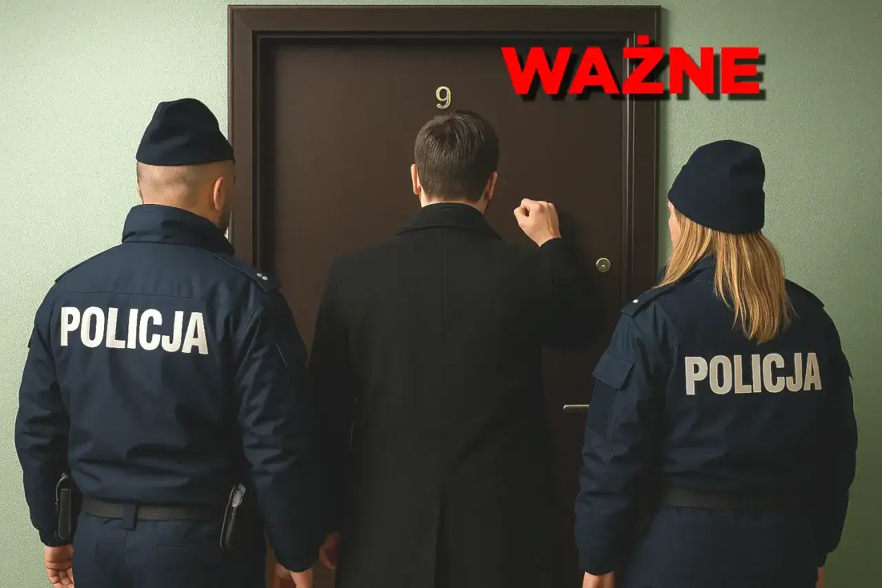 policja przed drzwiami mieszkania, konstytucja RP