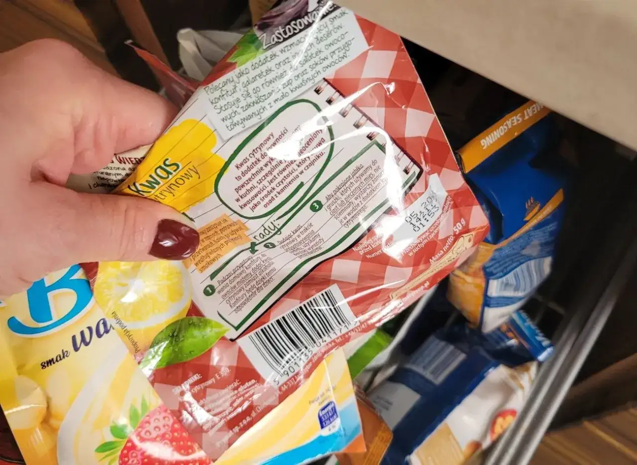 Opakowanie po cukrze waniliowym segregacja