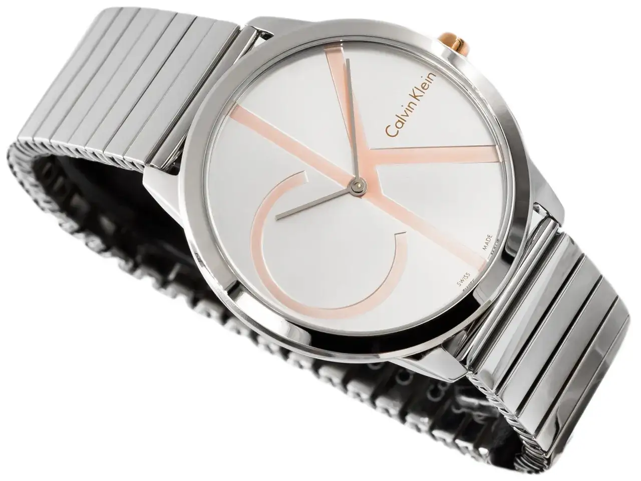 Zegarek Calvin Klein Swiss Made mechanizm kwarcowy